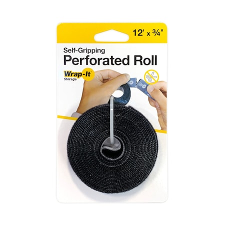 144 In. L Black Polypropylene Cable Wrap
